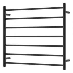 Isabella Heated Towel Rail, 900 x 750mm, Matte Black