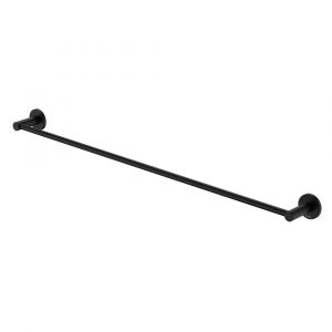 Kaya 900mm Single Towel Rail, Matte Black