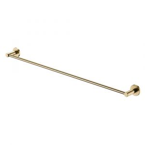 Kaya 900mm Single Towel Rail, Urban Brass