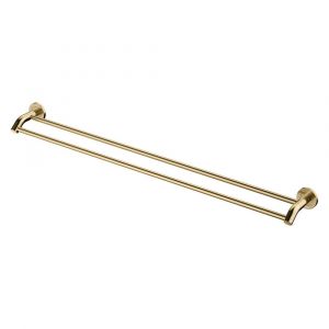 Kaya 900mm Double Towel Rail, Urban Brass