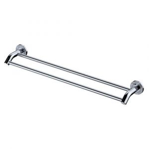 Axle 600mm Double Towel Rail in Chrome
