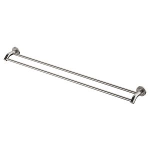 Axle 900mm Double Towel Rail in Brushed Nickel