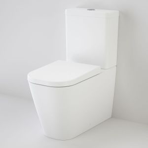 Luna Square Cleanflush Wall Faced Toilet Suite - Back Entry