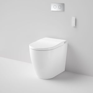 Urbane II Bidet Cleanflush Invisi Series II Wall Faced Toilet Suite (with GermGard) -