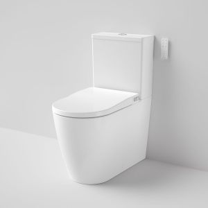 Urbane II Bidet Cleanflush Wall Faced Close Coupled Bottom Inlet Toilet Suite (with GermGard) - Bottom Inlet