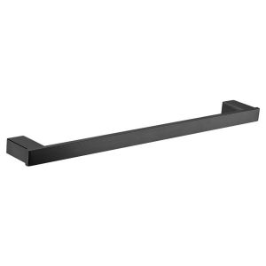 Koko Single Towel Rail, 610mm, Matte Black