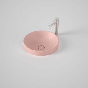 Caroma Liano II 400mm Round Inset Basin - Matte Pink