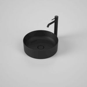 Caroma Liano II 400mm Round Above Counter Basin - Matte Black