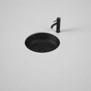 Caroma Liano II 440mm Round Under/Over Counter Basin - Matte Black