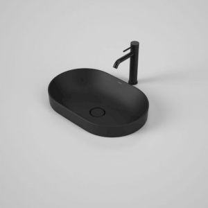 Caroma Liano II 530mm Pill Inset Basin - Matte Black