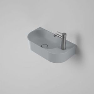 Caroma Liano II Hand Wall Basin (1 Tap Hole) - Matte Grey