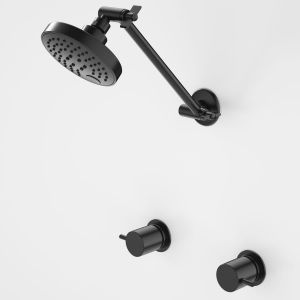 Luna Lever Shower Tap Set - Black