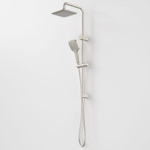 Luna Multi-Function Rail Shower with Overhead - Brushed Nickel