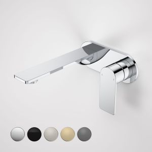 Urbane II 180mm Wall Basin/Bath Mixer, Round Cover Plate - Chrome