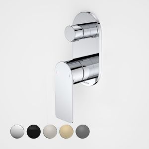 Urbane II Bath/Shower Mixer With Diverter, Round Cover Plate - Chrome