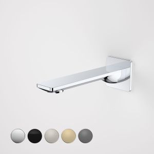 Urbane II 180mm Basin/Bath Outlet, Square Cover Plate - Chrome