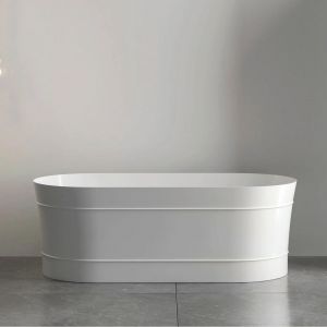 Bondi Freestanding Bath 1500 Gloss White