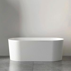 Noosa Freestanding Bath 1500 Gloss White