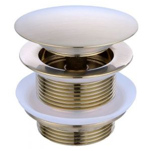 40mm Pull Out Pop-Up Bath Waste - Brushed Brass