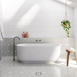 Bao Elegant 1500mm Freestanding Bath in Matte White