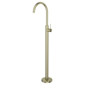Mica Freestanding Bath Mixer, French Gold