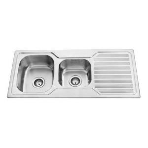 Traditionell BK108.1LHB 1 3/4 Bowl Sink 1TH Stainless Steel Left Hand Side