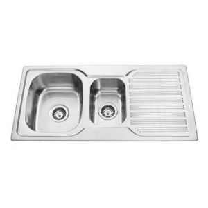 Traditionell BK98.1LHB 1 1/4 Bowl Sink 1TH Stainless Steel Left Hand Side