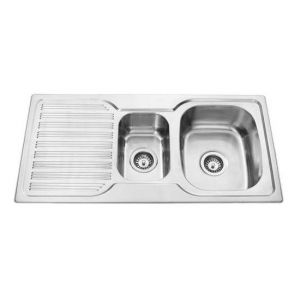 Traditionell BK98.1RHB 1 1/4 Bowl Sink 1TH Stainless Steel Right Hand Side