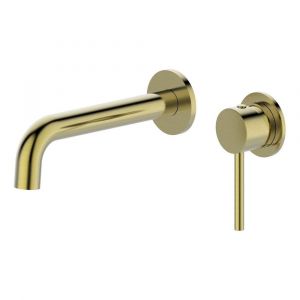 Morgan Rund Bath/Basin Mixer with Spout Brushed Gold