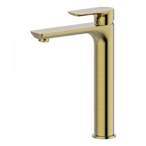 Luxus Tower Basin Mixer Brushed Gold