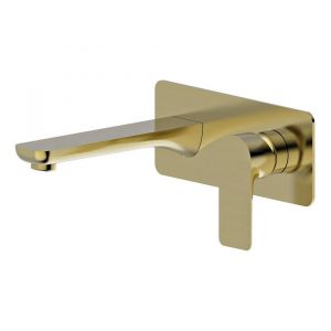 Luxus Bath/Basin Mixer with Spout Brushed Gold