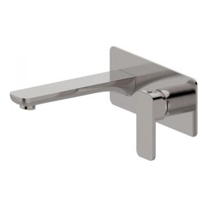 Kasten Basin / Bath Mixer with Spout Brushed Nickel