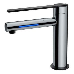 Litcht Basin Mixer with LED Chrome