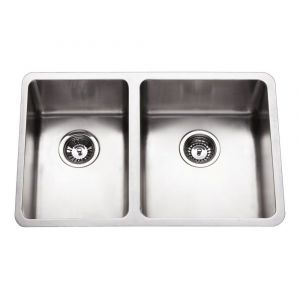 Traditionell Under/Overmount 1.5 Bowl Sink Stainless Steel