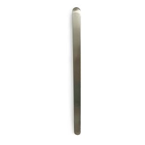 Heated Vertical Flat Bar Towel Rail 50 x 930mm - Brushed Nickel