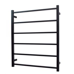 Square Non Heated Towel Rail BSLTR01 Black