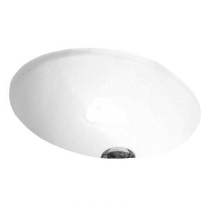 Oval Under-Counter Basin in Gloss White