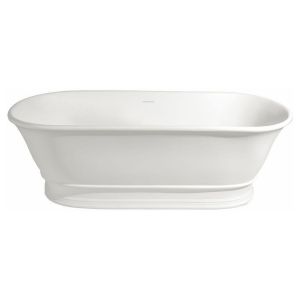 Cambridge 156 Titancast Bath - Satin Silk White