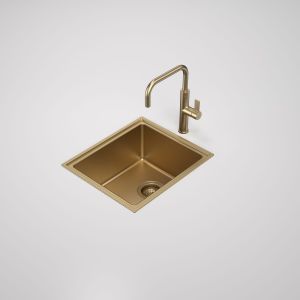 Urbane II Single Bowl Sink - Brushed Brass
