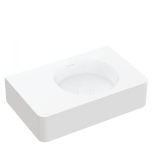 Encanto 470 Solid Surface Wall Basin, No Tap Hole