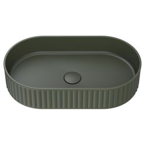 Minka Pill Solid Surface Above Counter Basin, Forest
