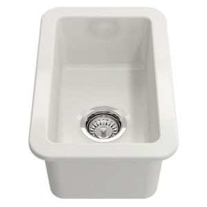 Cuisine 30X46 Inset/Undermount Fireclay Sink - Gloss White