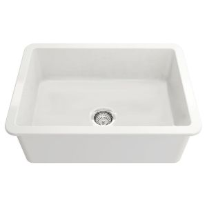 Cuisine 68X48 Inset/Undermount Fireclay Sink With Overflow