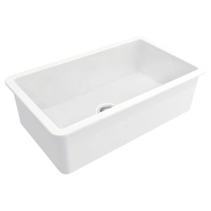 Cuisine 81X48 Inset/Undermount Fireclay Sink With Overflow