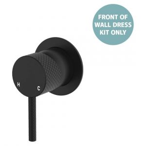 Axle Wall Mixer Dress Kit Small Round Plate in Matte Black