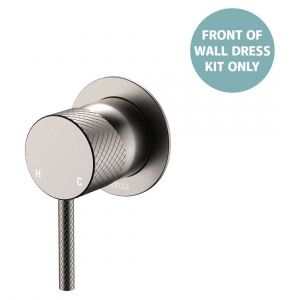 Axle Wall Mixer Dress Kit Small Round Plate in Brushed Nickel