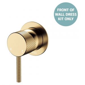 Axle Wall Mixer Dress Kit Small Round Plate in Urban Brass