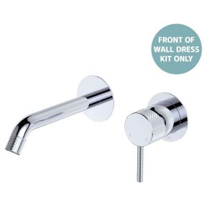 Axle Wall Basin/Bath Mixer Dress Kit Round Plates 160mm Outlet in Chrome