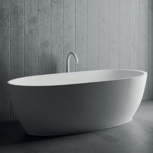 Domus Living Diana 150 Freestanding Bath in Matte White