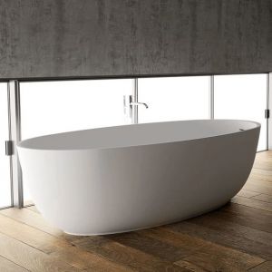 Domus Living Diana 170 Freestanding Bath in Matte White